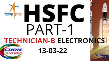 HSFC Technician B Electronics 2022 PART 1