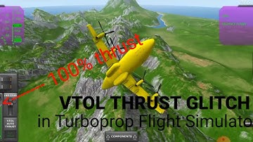 How to do VTOL thrust glitch | Turboprop Flight Simulator