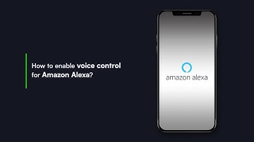 How to enable voice control for Amazon Alexa?