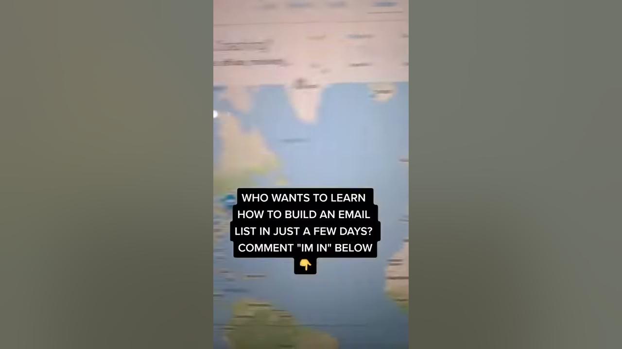  shorts build your own email list now youtube