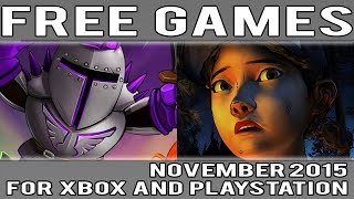 Free Games - November 2015 - For Xbox and Playstation