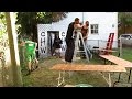 Table battle royal last match chw backyard wrestling