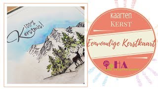 Eenvoudige Kerstkaart/ Simple Christmas Card