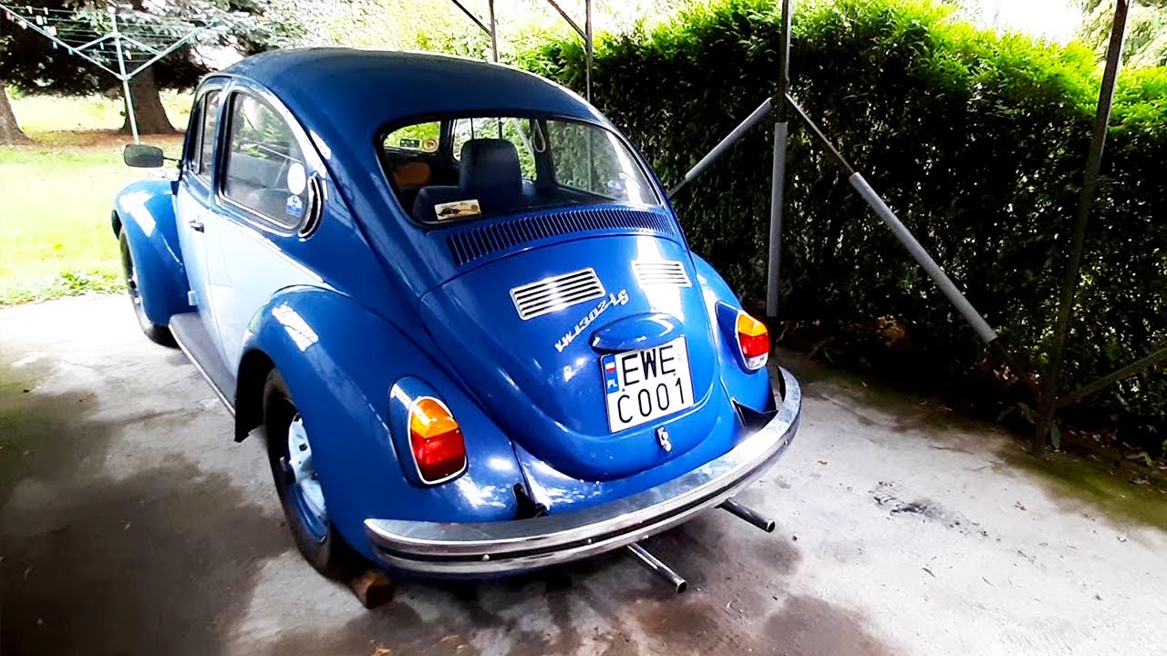 Volkswagen Garbus z silnikiem od motopompy!