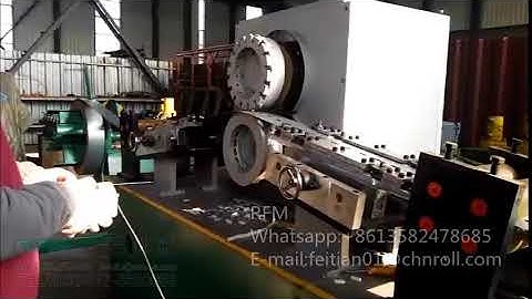 High speed rotary punching roll forming machine