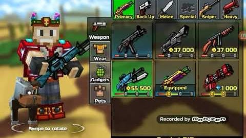 New pixel gun unlimited coins and gems mod by itz blue