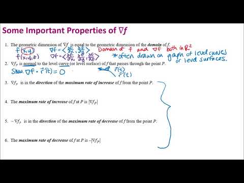 Properties of the