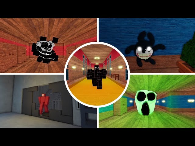 [ROBLOX]Doors VS 49other Fanmades Rush Jumpscares 