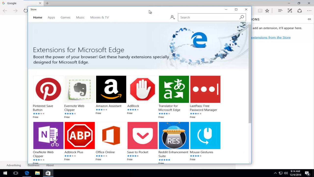 How To Install Microsoft Edge Browser Extensions - YouTube