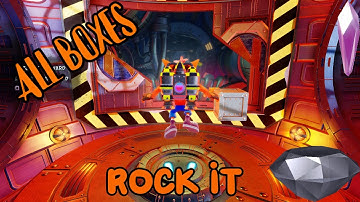 Crash Bandicoot 2 : Cortex Strikes Back  | ROCK IT | Clear Gem & Purple Crystal