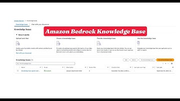[2025] Amazon Bedrock Knowledge Base Tutorial