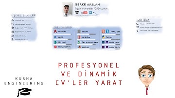 Profesyonel ve Dinamik CV Hazırlamak // Kendi Şablonumu Veriyorum !