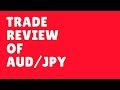 Forex Trading:  AUD/JPY Trade Review (100+ Pips)