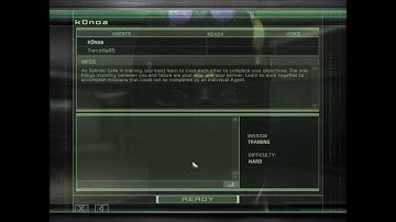 Splinter Cell Chaos Theory Coop w/ Konoa episode 1. Training