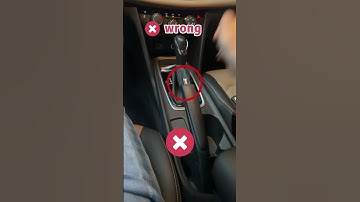 Do not hold down the button when applying the handbrake.#driving #skills#knowledge #fpy