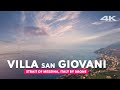 VILLA SAN GIOVANI by drone 4K, Strait of Messina, Aerial cinematic drone video