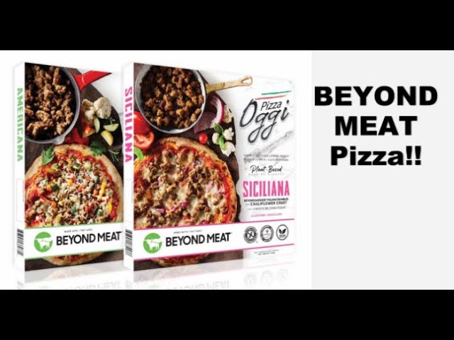 Oggi Foods Beyond Meat Plant Based Siciliana Pizza, 472 Gram -- 12 per Case.