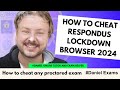 How to cheat respondus lockdown browser  2024