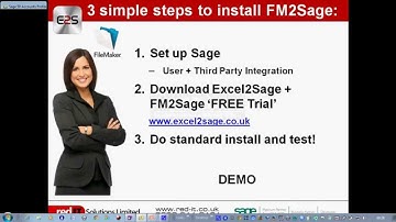FileMaker2Sage: Import data into Sage from FileMaker with just ONE click!
