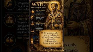 Faith begins where human certainty ends. ✨🙏 #saintjohnchrysostom  #god #orthodoxfaith