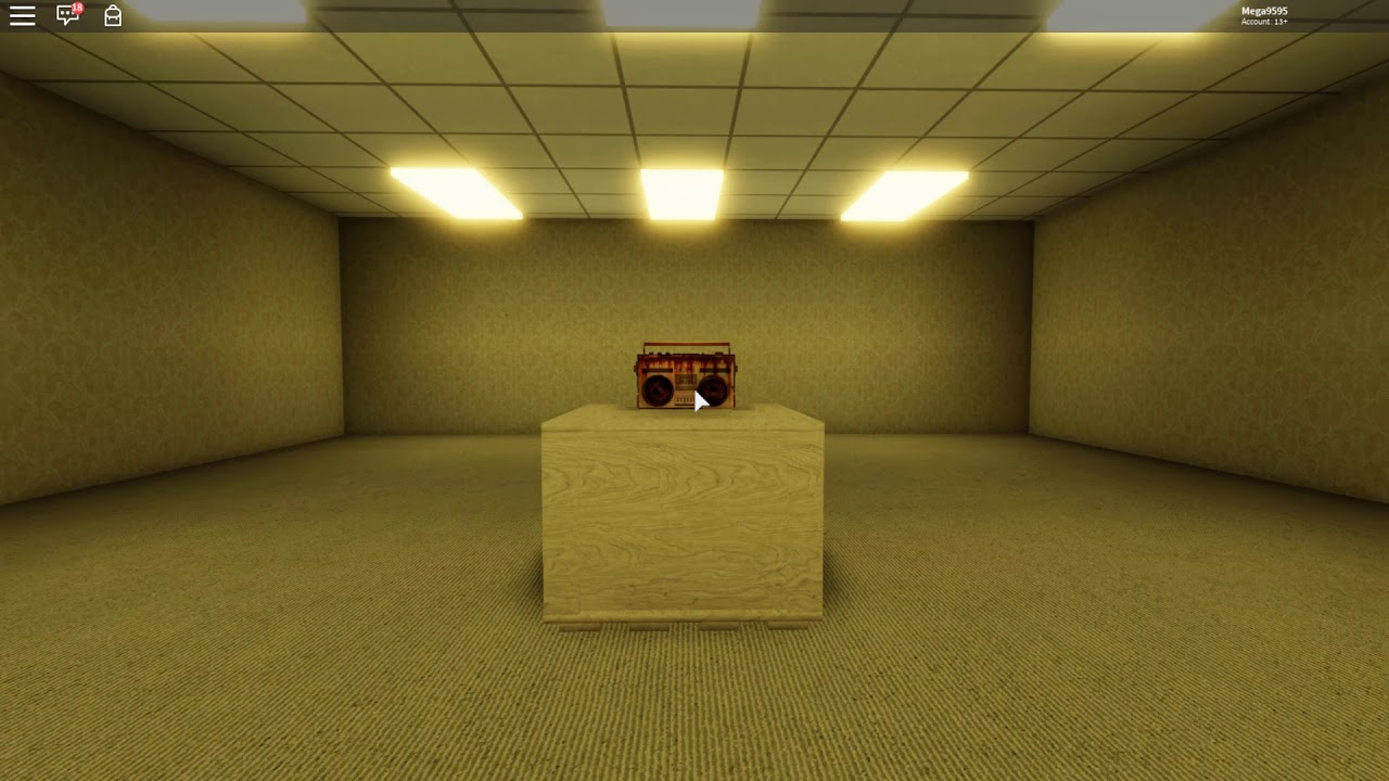 Encontrastes los back rooms - Roblox