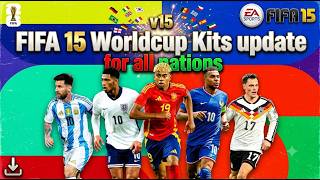 FIFA 15 World Cup 2026 Kits 🔥 All National Teams Updated
