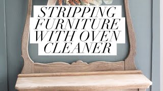 Stripping Furniture With Oven Cleaner Easy DIY