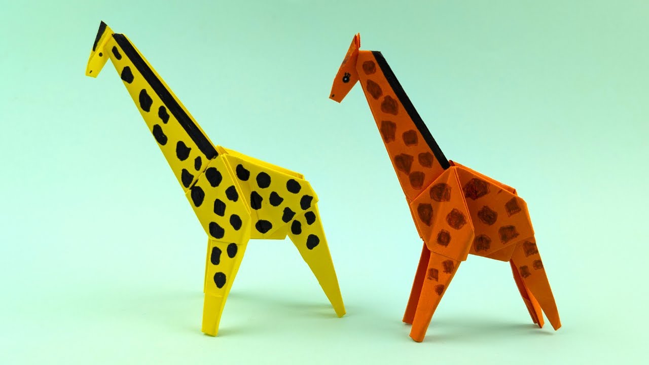 Comment faire une Girafe en Origami | Tutoriel Facile