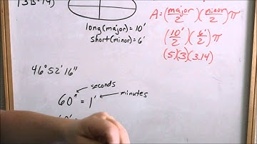 Lesson 13 - Area of Circle & Ellipse Plus Latitude & Longitude