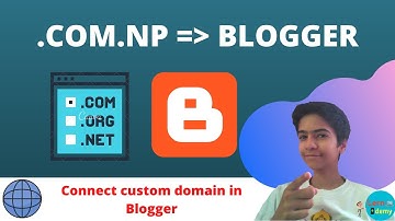 How to setup .com.np domain in blogger / blogspot - Add custom domain in blogger -  2020