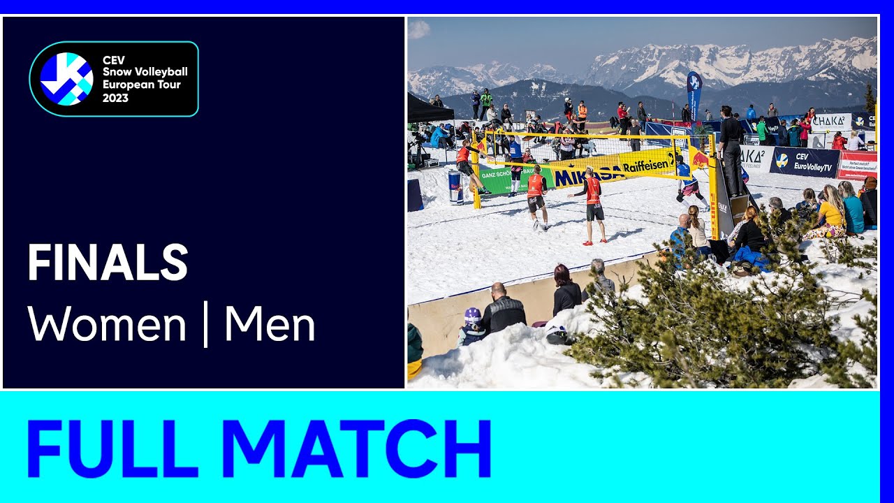 Full Match Wagrain (AUT) - CEV Snow Volleyball European Tour 2023