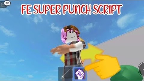 ROBLOX FE SUPER PUNCH SCRIPT using FLUXUS EXECUTOR played at Fencing- script link on pinned comments
