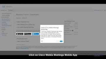 How to Use the Support Options in Cisco WebEx @WebEx