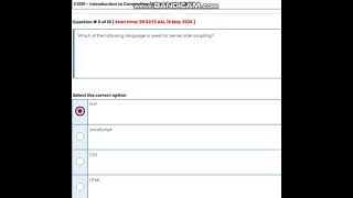 CS101 - Introduction to Computing (Semester Quiz # 2) 18-May-26