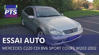 TEST - MERCEDES C220 CDI BV6 SPORT COUPE W203 2002 - FRANCE