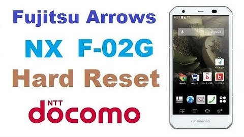 NX F-02G Docomo Fujitsu Arrows  Hard Rest