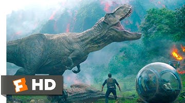 Jurassic World: Fallen Kingdom (2018) - Saved by Rexy Scene (4/10) | Movieclips