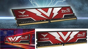 TEAMGROUP T-Force Zeus DDR4 16GB Kit (2 x 8GB) 3200MHz [-]CL20 Desktop Gaming Memory Module Ram