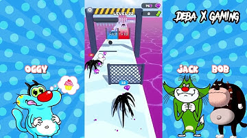 NOOB vs PRO vs HACKER | In Venom Run 3D | With Oggy And Jack |