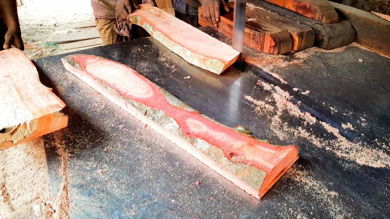 Big Wood Cutting in Sawmill Extrme Sawmill Wood Cutting YouTube