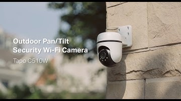Tapo C510W | Outdoor Pan/Tilt Security Camera with Motion Tracking & Full-Color Night Vision