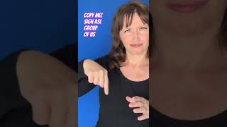 👨‍👩‍👧‍👦 Master ASL! Sign along ASL Group of us