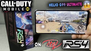 Call of Duty: Mobile Game Test on itel RS4! HELIO G99 ULTIMATE MAX SETTINGS?? |  MP & BR TEST!