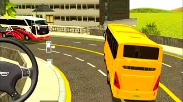 2025 new coach bus simulator 💥 || indonesia bus simulator part-03 #bus #game #simulator #comman  