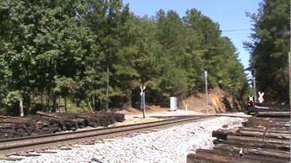 NS GP50 leads northbound freight #187 south of Sylacauga,AL