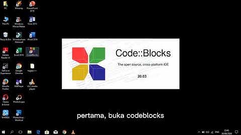 MARIMBI/X-MM2 TUTORIAL PENGGUNAAN CODEBLOCKS (UTS PEMROGRAMAN DASAR)