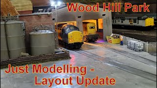 Weathering fuel tanks & depot lighting.  Just modelling, Layout Update. 72