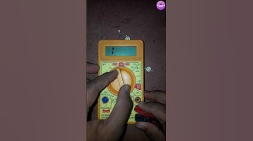 LED Test using multimeter #SHORTS