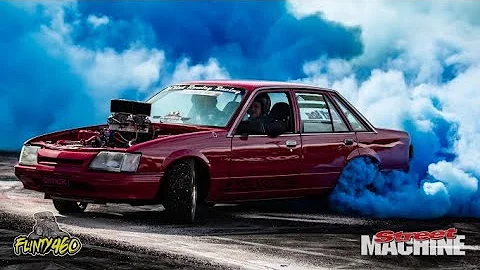 VK COMMODORE "ON TICK" GETS PUNISHED AT SUMMERNATS 35