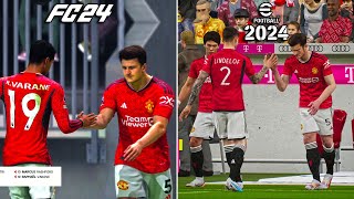 EA Sports FC 24 против eFootball 2024 | Сравнение роликов